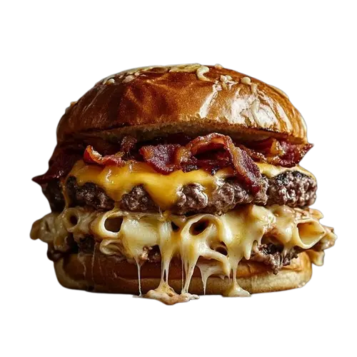 Deliciosa hamburguesa burger bros